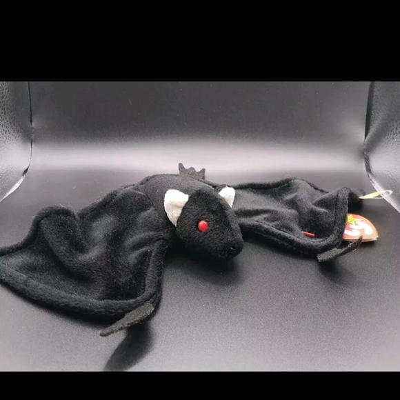 NWT Ty Beanie Baby Radar The Black Bat 1995 Error On Tag!! - Picture 1 of 9